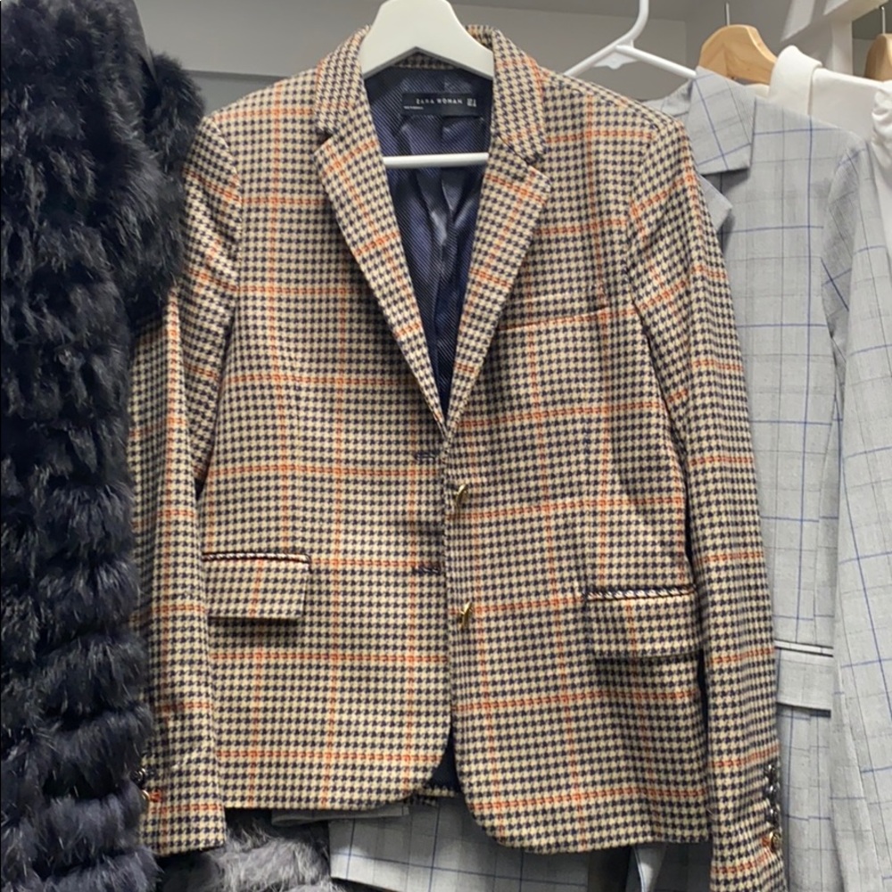 Nice print zara blazer